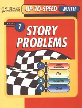 Paperback Story Problems 1, Level 3-4- Up-to-Speed Math Story Problems Book