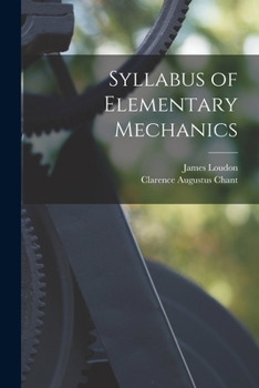 Paperback Syllabus of Elementary Mechanics [microform] Book