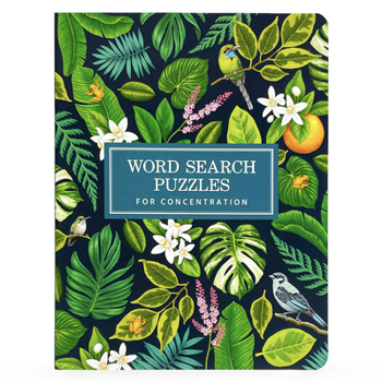 Spiral-bound Word Search Puzzles for Concentration Book