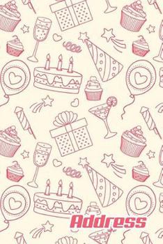 Address.: Address Book. - Contacts - (Vol. A99) Glossy Cover, Large Print, Font, 6" x 9" For Contacts, Addresses, Phone Numbers, Emails, Birthday And More.