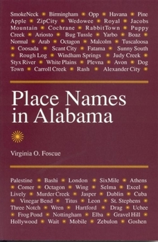 Paperback Place Names in Alabama Book
