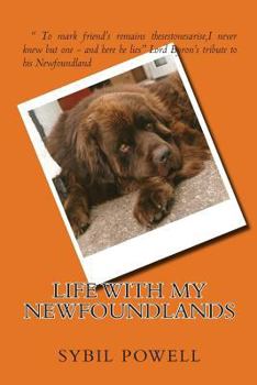 Paperback Life with my Newfoundlands Book