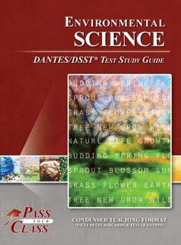 Hardcover Environmental Science DANTES / DSST Test Study Guide Book