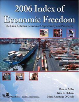 Paperback Index of Ecomonic Freedom: The Link Between Economic Opportunity and Prosperity Book