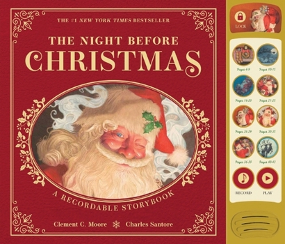 Hardcover The Night Before Christmas Recordable Edition: A Recordable Storybook Book