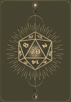 Paperback RPG Journal: Mixed Role Playing Gamer Paper (College Ruled, Graph, Hex): 20 Sided Dice Olive Book