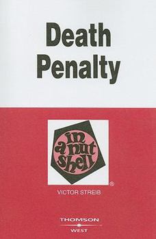 Paperback Death Penalty in a Nutshell (Nutshell Series) Book
