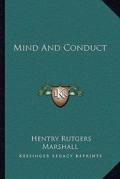 Paperback Mind And Conduct Book