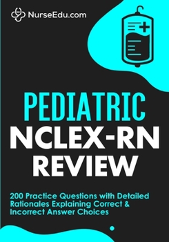 Paperback Pediatric NCLEX-RN Review Book