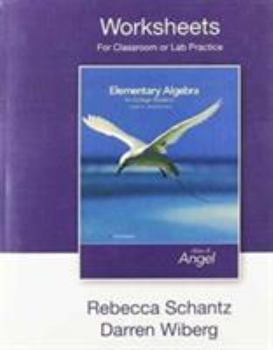 Worksheets for Classroom and Lab Practice for Elementary Algebra Early Graphing for College Students