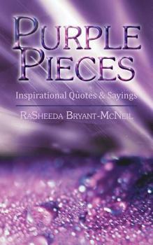 Paperback Purple Pieces: Inspirational Quotes & Sayings Book
