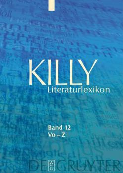 Hardcover Killy Literaturlexikon: Vo-z (12) [German] Book