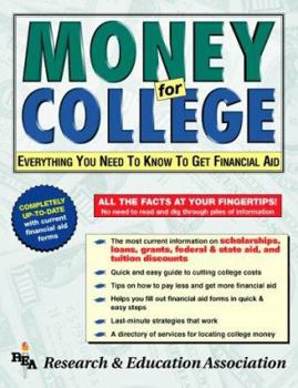 Paperback Money for College: Everything You Need to Know to Get Financial Aid Book