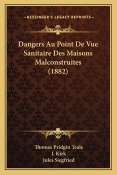 Paperback Dangers Au Point De Vue Sanitaire Des Maisons Malconstruites (1882) [French] Book