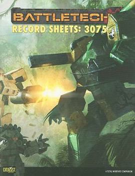 Paperback Battletech Record Sheets 3075 Book