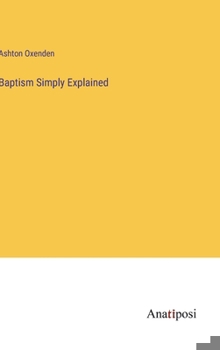 Hardcover Baptism Simply Explained Book