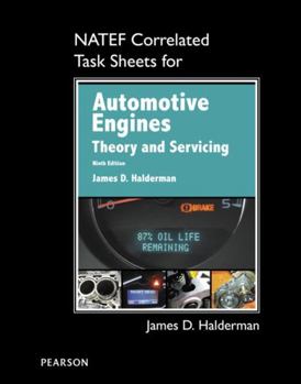 Spiral-bound Natef Correlated Task Sheets for Automotive Engines: Theory and Servicing Book