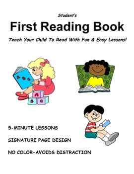 Paperback Student's FIRST READING BOOK: Turn A Non-Reader Into A Reader! Book