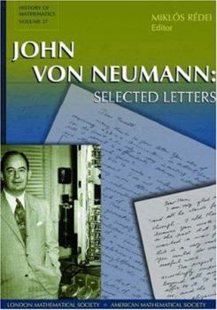 Hardcover John Von Neumann: Selected Letters Book