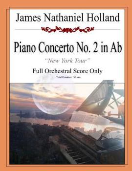 Paperback Piano Concerto No. 2 in Ab: "New York Tour" Full Score Only Book