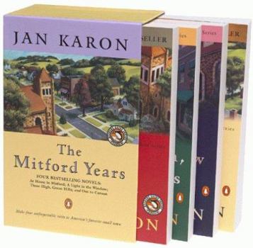 Paperback The Mitford Years: At Home in Mitford/A Light in the Window/These High Green Hills, Out to Canaan Book