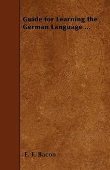 Paperback Guide for Learning the German Language ... Book