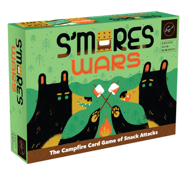 S'Mores Wars: The Campfire Card Game of Snack Attacks (Competitive Card-Drafting Marshmallow Game for The Whole Family, Fast and Fun Food-Themed Card Game)