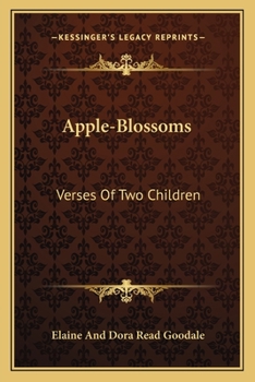 Paperback Apple-Blossoms: Verses Of Two Children Book