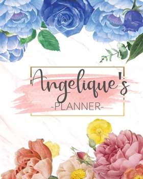 Angelique's Planner: Monthly Planner 3 Years January - December 2020-2022 | Monthly View | Calendar Views Floral Cover - Sunday start