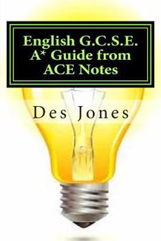 Paperback English G.C.S.E. A* Guide from ACE Notes Book