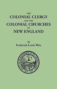 Paperback Colonial Clergy and the Colonial Churches of New England Book