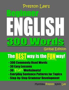 Paperback Preston Lee's Beginner English 300 Words Global Edition Book
