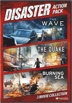 DVD The Quake / The Wave / The Burning Sea Disaster Trilogy Book
