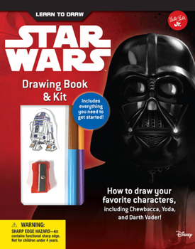 Paperback Learn to Draw Star Wars Drawing Book & Kit: Includes Everything You Need to Get Started! How to Draw Your Favorite Characters, Including Chewbacca, Yo Book