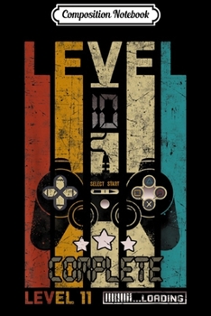 Composition Notebook: Video Gamers level 15 complete 2004 Level 16 Loading Designs  Journal/Notebook Blank Lined Ruled 6x9 100 Pages