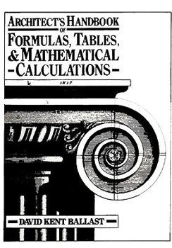 Paperback Architect's Handbook of Formulas, Tables & Mathematical Calculations Book