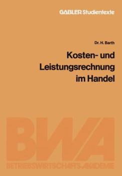 Paperback Kosten- Und Leistungsrechnung Im Handel [German] Book