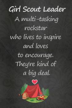 Paperback Thick Notebook (119 Pages) - Summer Journal, Camping, Girl Scout Leader Gifts Book