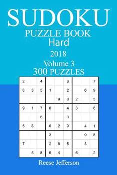 Paperback 300 Hard Sudoku Puzzle Book - 2018 Book