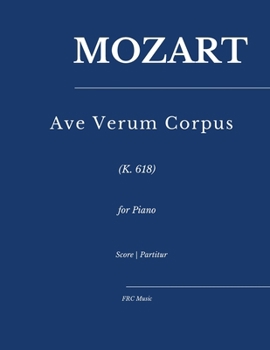 Mozart: Ave Verum Corpus K. 618: as played by Víkingur Ólafsson for Piano (Sheet Music)