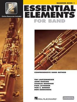 Paperback Essential Elements for Band - Bassoon Book 1 with Eei Book/Online Media [With CDROM] Book