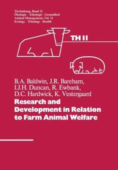 Paperback Research and Development in Relation to Farm Animal Welfare Book