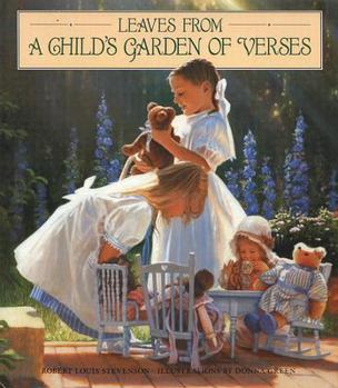 Hardcover Leaves from a Child's Garden of Verses Book
