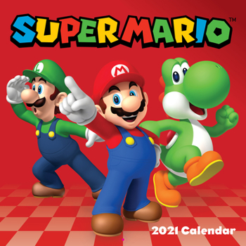 Calendar Super Mario 2021 Wall Calendar Book