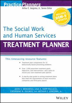 Paperback The Social Work and Human Services Treatment Planner, with Dsm 5 Updates Book
