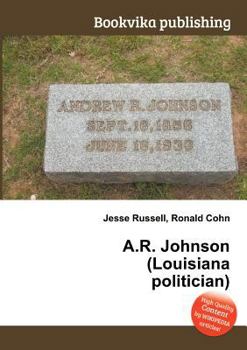 Paperback A.R. Johnson (Louisiana Politician) Book