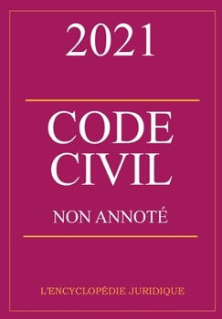 Paperback CODE CIVIL 2021 - non annoté [French] Book