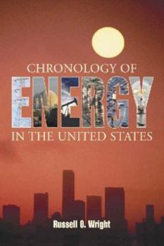 Paperback Chronology of Energy in the United States Book