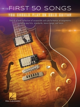 Paperback First 50 Songs You Should Play on Solo Guitar Book