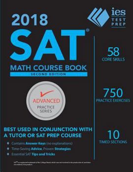 Paperback 2018 SAT Math Course Book